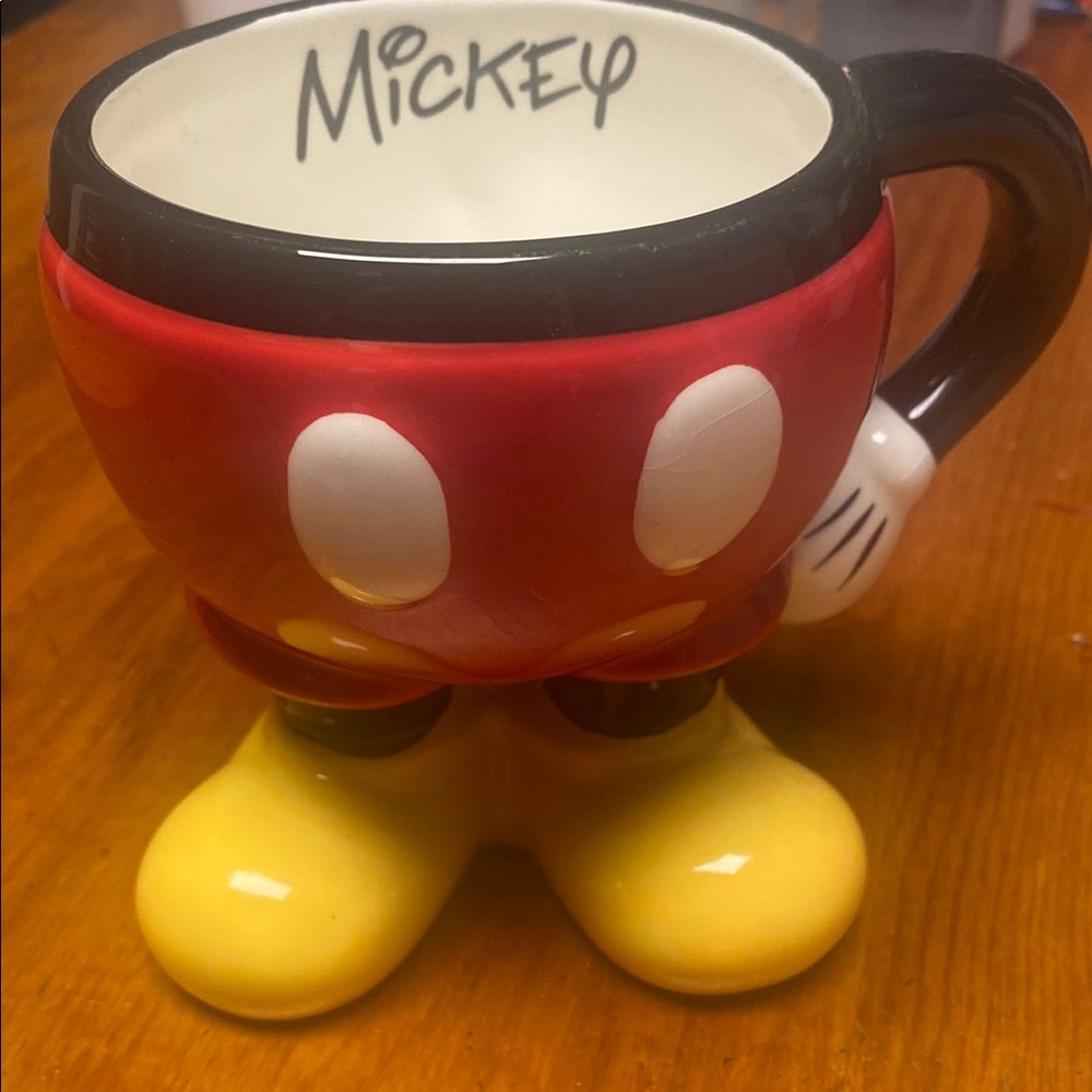 Disney Mickey Mouse Red and Yellow Mug